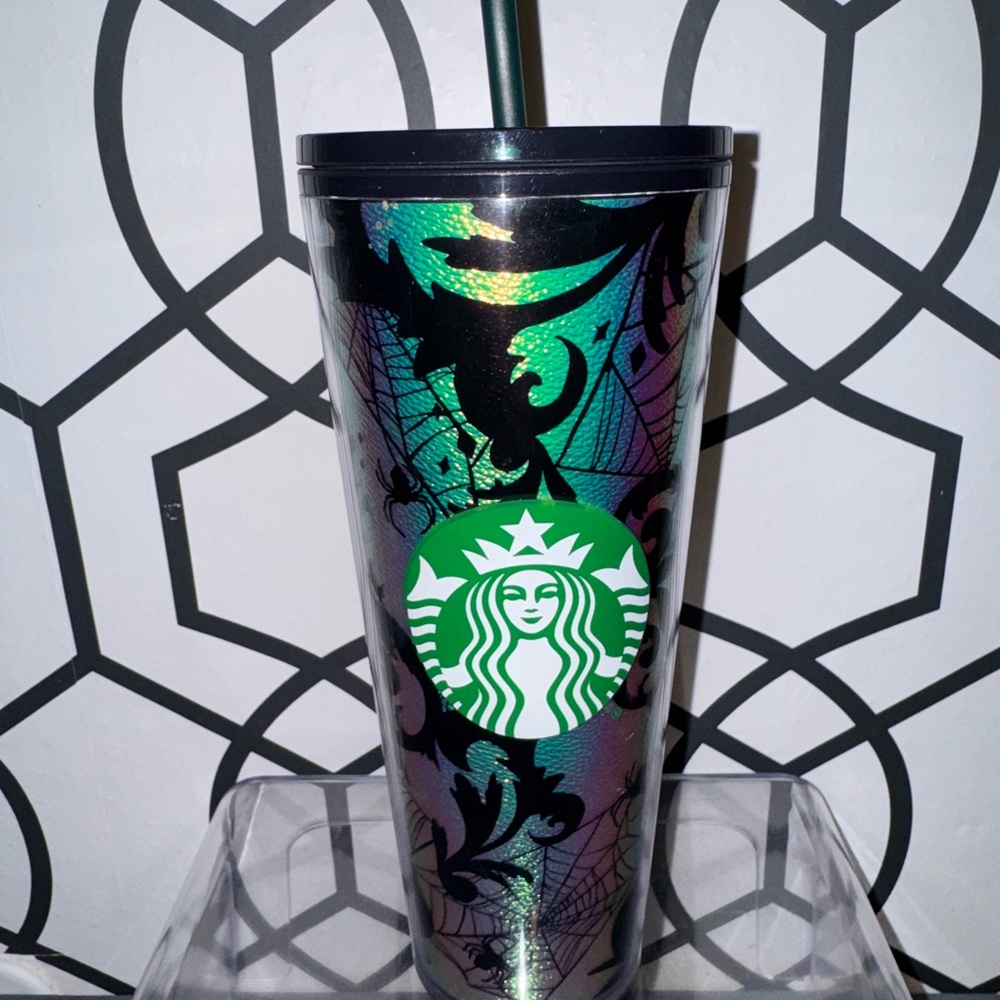 Starbucks Holographic Tumbler with Green Logo